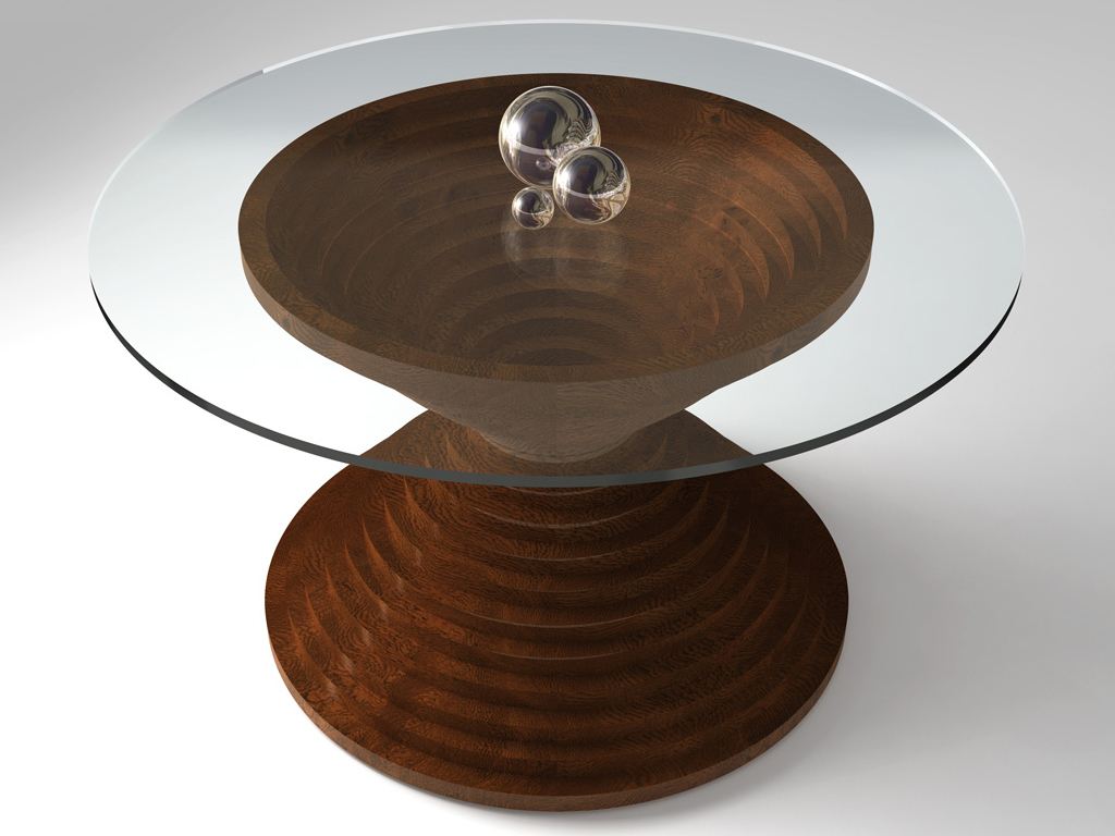 Hours of Glass Dining Table by SIDD